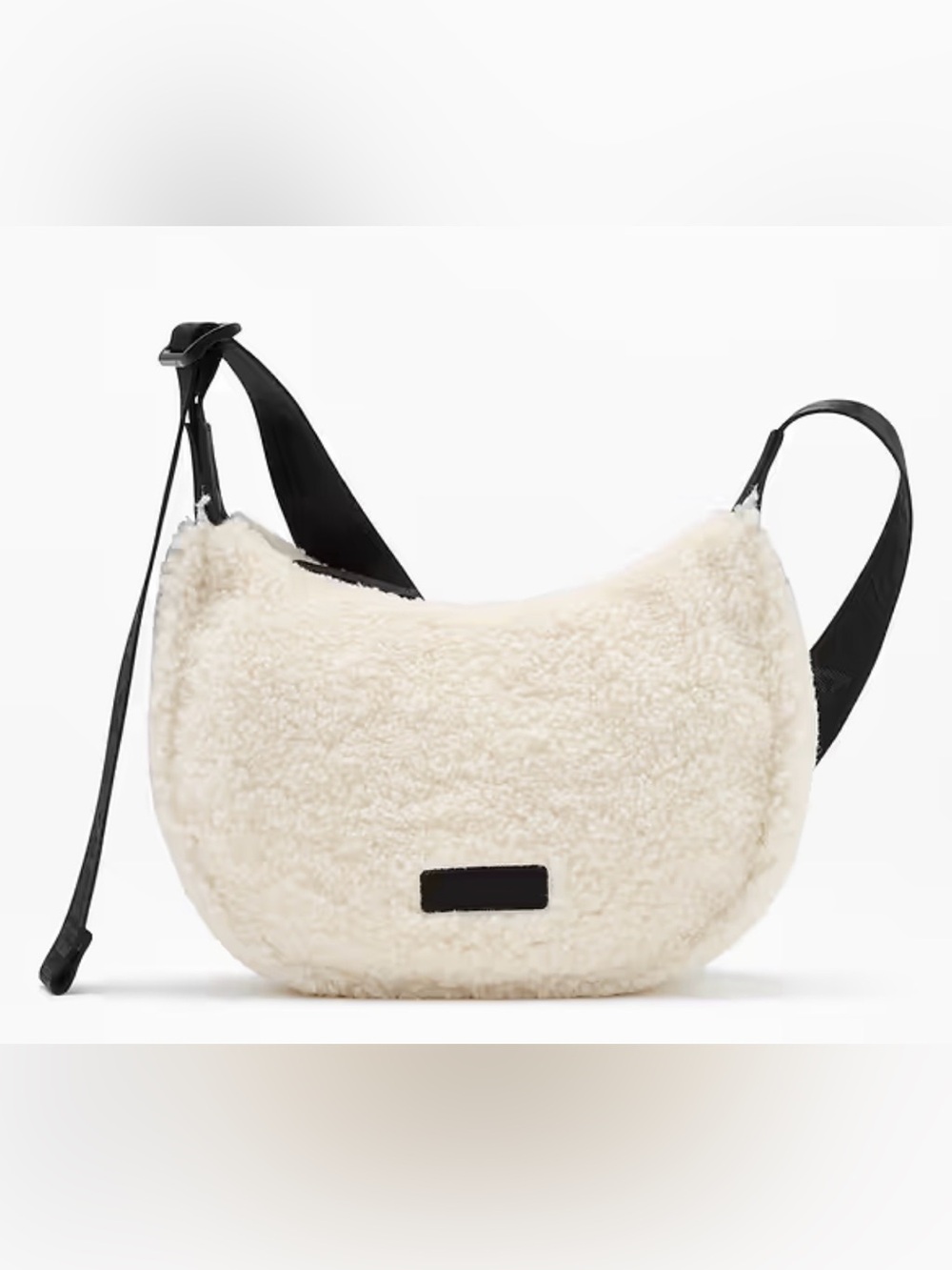 All About Sherpa Mini Crescent Bag NWT